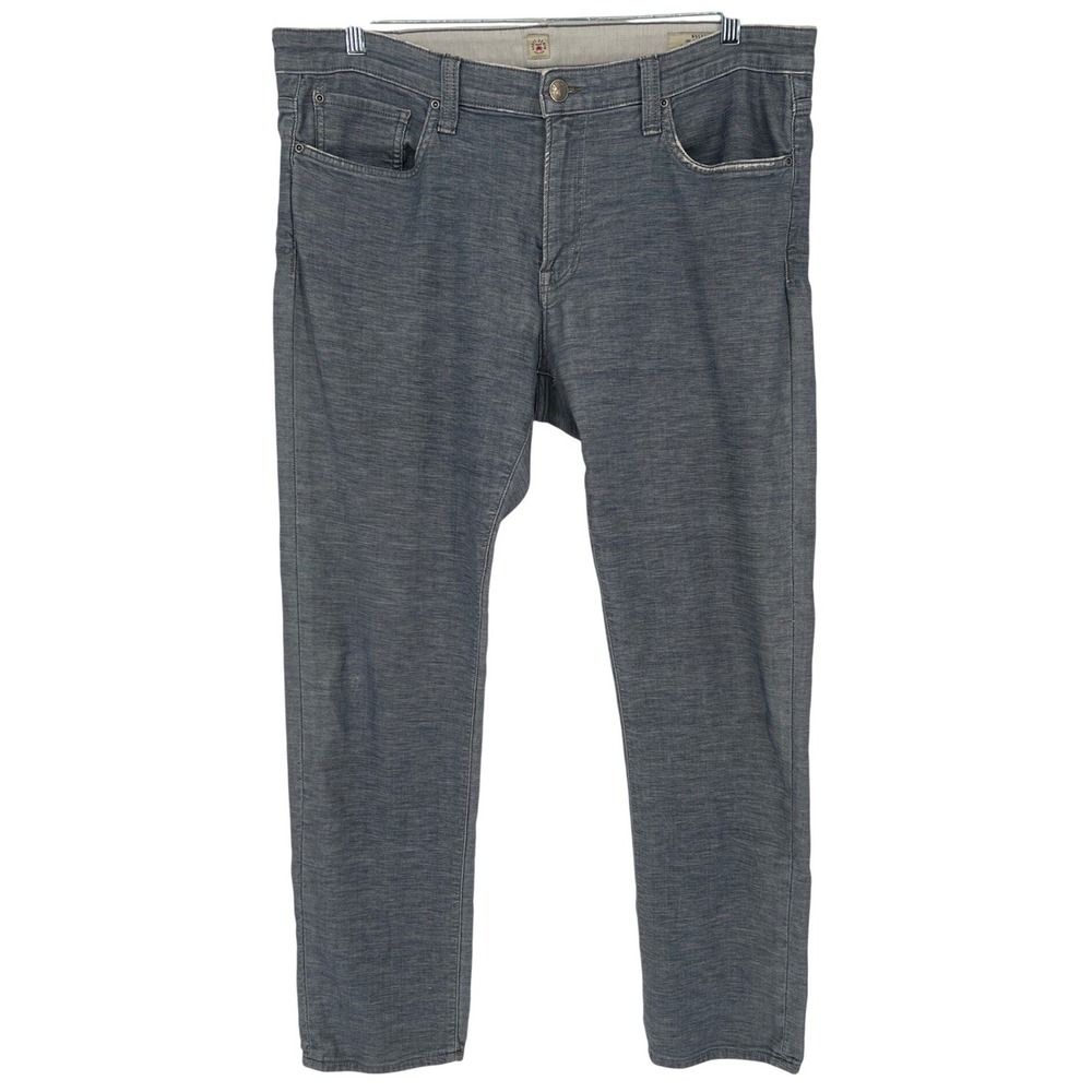 Agave Denim Rocker Slim Straight Jeans Super Soft Toco Melange Blue Mens 38W EUC